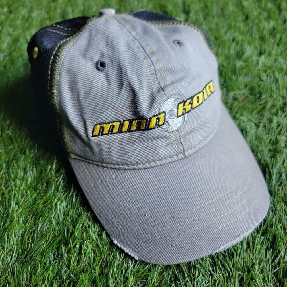 Vintage Distressed Trucker Hat Cap Minn Kota